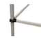 Impact Canopy Carnival Kit 10 FT x 10 FT  Steel Frame - 1 Top, 3 Rails Skirts, and 1 Backwall, Red and White 040040001 - alternate 2